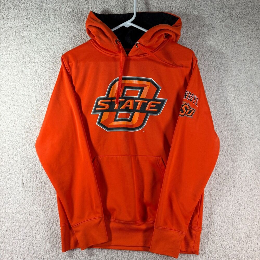 Colosseum Oklahoma State Cowboys Hoodie Mens M Orange OSU NCAA Pullover Hooded